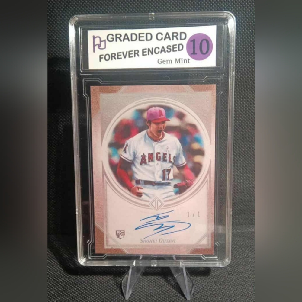 7592018 Topps Transcendent Japan Red Shohei Ohtani ROOKIE Facsimile AUTO 1/1 RP*